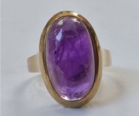 Hochwertiger großer Vintage 333 gold 8 k Amethyst Ring 53 Niedersachsen - Reinstorf Vorschau