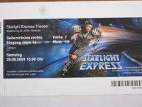 1x Ticket Starlight Express Sa 29.06.24 15.00 h, Reihe 7, top Baden-Württemberg - Rastatt Vorschau
