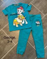 George Set 98-104 Hose Shirt Paw Patrol grün Schleswig-Holstein - Tangstedt  Vorschau