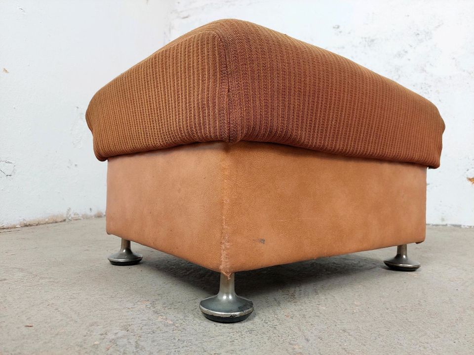 Vintage Hocker Sitzhocker Polster 60er 70er DDR Retro in Leipzig