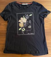 T-Shirt schwarz Größe M 176 Frau Blumen Hessen - Bruchköbel Vorschau
