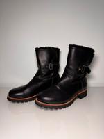 Panama Jack Damenstiefel schwarz Leder Lammfell Neuwertig NP 179€ Niedersachsen - Geestland Vorschau