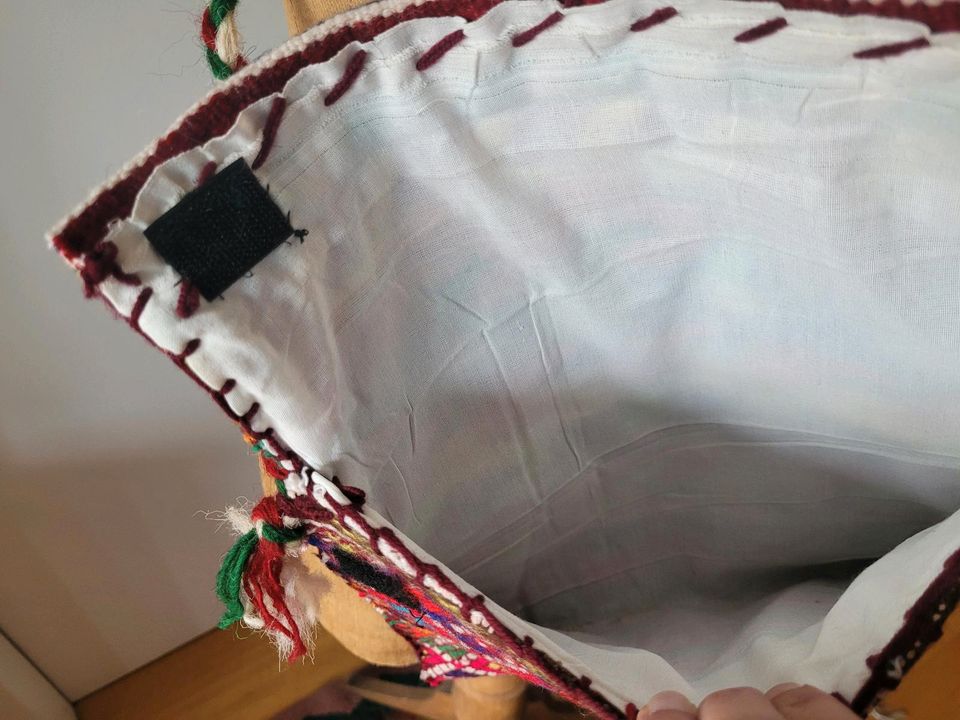 Tasche vintage hippie boho Südamerika Mexiko bunt Stofftasche in Bad Vilbel
