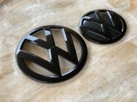 VW T6 EMBLEME EMBLEM ZEICHEN GRILL VORNE HINTEN SCHWARZ GLANZ NEU Brandenburg - Oranienburg Vorschau