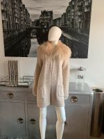 Karl Donoghue Strickjacke echt Fell Pelz Mohair Wolle beige Hamburg-Mitte - Hamburg Hamm Vorschau