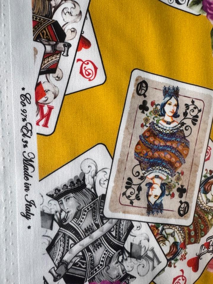 Italienischer Stoff, Baumwolle, Stretch, Dolce&Gabbana, 145x1,74 in Dresden
