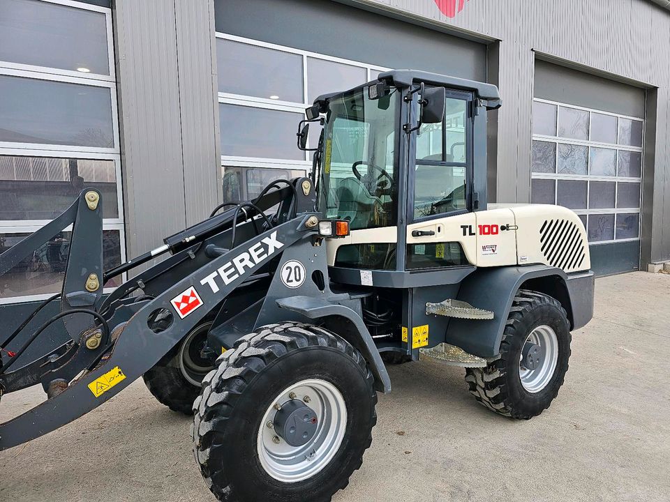 *TEREX TL100* (INKL MWST) 6to Radlader Hoflader Lader Schaufel Palettengabel ähnl. Yanmar V100 V120 V80 Schaeff SKL844 SKL854 SKL834 in Wettringen