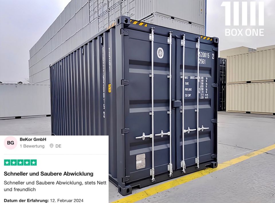 ⚡️ 20 Fuß Seecontainer kaufen | BOX ONE | Container | Lagercontainer | High Cube ⚡️ in Berlin