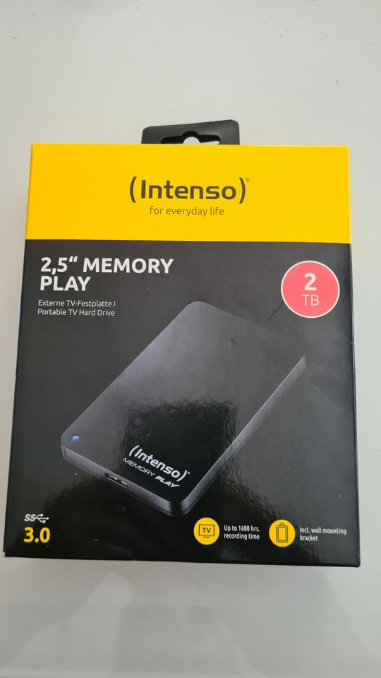 Intenso 6021480 Memory Play Portable (neu) in Berlin