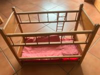 Puppenbett 54 x 28 x 44 (L x B x H) Hochbett, massiv; Handarbeit Nordrhein-Westfalen - Hennef (Sieg) Vorschau