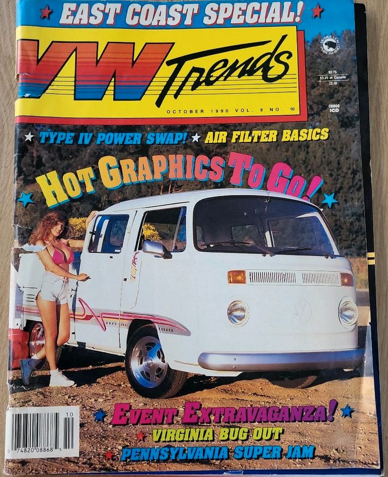 VW Trends Sammlerzeitschriften No. 9/89 und No. 4, 5 bis 10/90 in Raubling