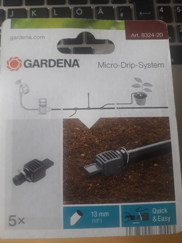 Gardena Micro-Dip-System, 5xVerschlußstopfen 13mm in Mülheim (Ruhr)