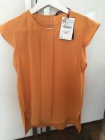 Zara Bluse Shirt Kurzarm Orange Bayern - Regensburg Vorschau