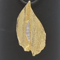 Brillant Gold Anhänger 585 14 Kt 0,10 Ct Brosche Anstecknadel Innenstadt - Köln Altstadt Vorschau