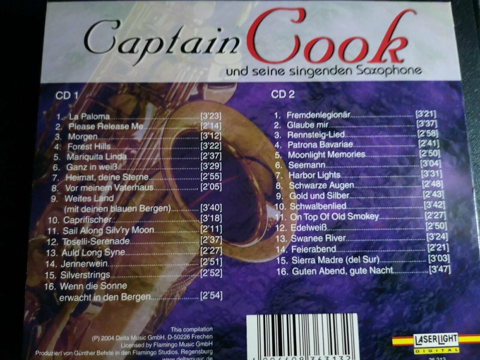 Captain Cook und seine singenden SAXOPHONE - 2 CD Box in Herten