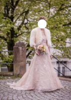 Besonderes Brautkleid in champagner-rosé mit Stickerei und Perlen Baden-Württemberg - Nürtingen Vorschau