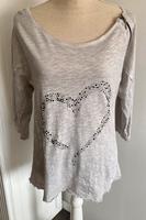 Tredy Shirt Größe 2 (40/42) grau Cottonmix Bremen - Obervieland Vorschau
