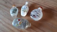 4 Riechfläschchen/ innen bemalt Snuff Bottles /inside painting Schleswig-Holstein - Büdelsdorf Vorschau