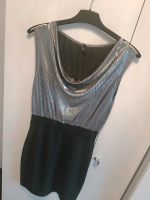 Schönes Abendkleid schwarz/silber Gr. M/L Hessen - Künzell Vorschau