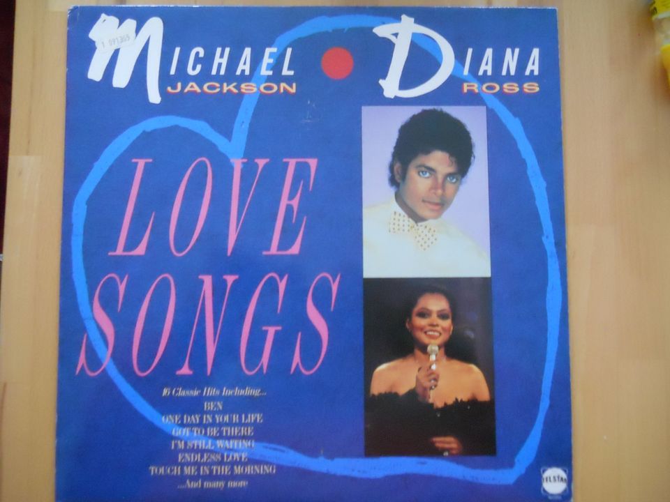 Michael Jackson / Diana Ross ‎– Love Songs - Vinyl LP in Buckenhof Mittelfranken