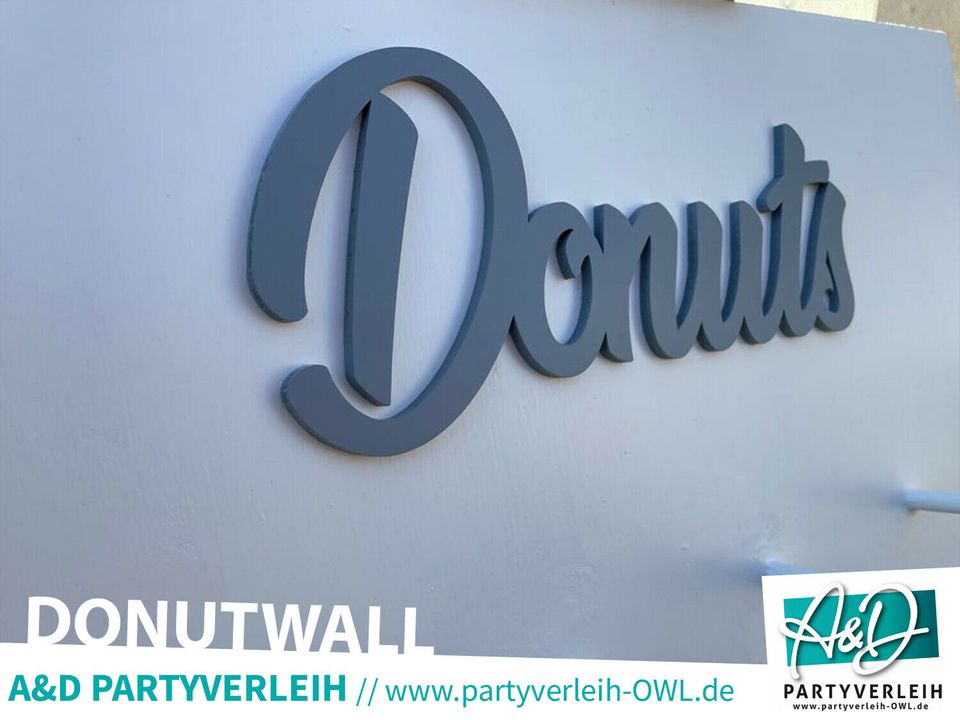 Donutwall mieten leihen Donutwand Donuts Staffelei Donut Wand in Leopoldshöhe