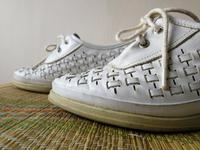 Mokassins, weiß - GR 36; Luftpolsterschuh aus Leder Essen - Rüttenscheid Vorschau