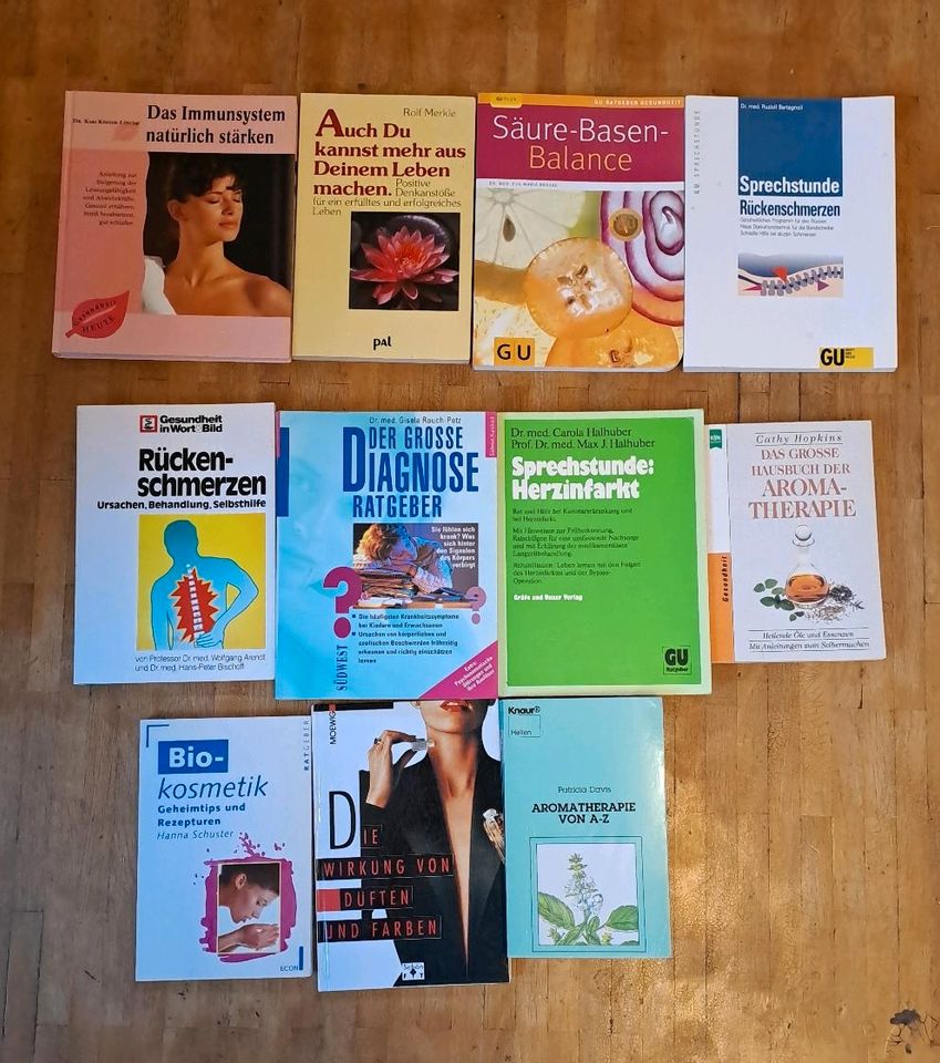 Bücherpaket, Gesundheit, Kosmetik, Rückenschmerz,  Diagnosen u.a. in Mainz