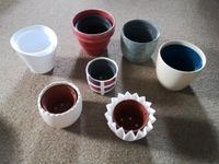 7 Übertöpfe mit Innentopf Blumentöpfe Keramik Kunststoff Preis VB Sachsen - Wyhratal Vorschau