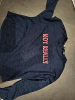 Blauer pullover mit glitzer Gr. M Nordrhein-Westfalen - Bad Driburg Vorschau