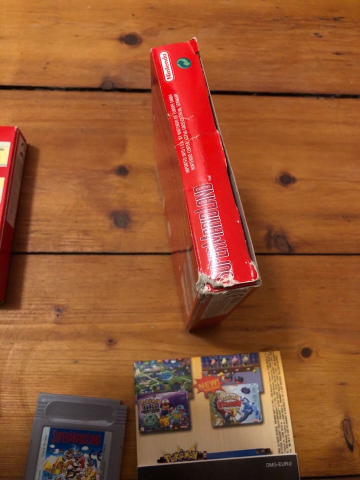 Gameboy Classic Super Mario Land 1 und 2 in OVP + Anleitung in Bedburg