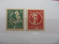 2 Briefmarken "Thüringen" 1945 Niedersachsen - Edewecht Vorschau