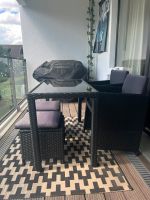 Tisch mit Stühlen aus Rattan Wandsbek - Hamburg Marienthal Vorschau