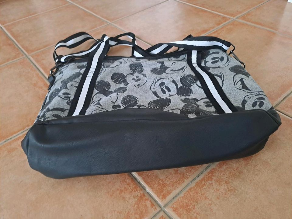 Mickey Maus Tasche // grau - schwarz in Grevenbroich