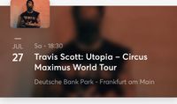 2 Travis Scott Konzert Tickets - Frankfurt, 27.07.24 Essen - Essen-West Vorschau