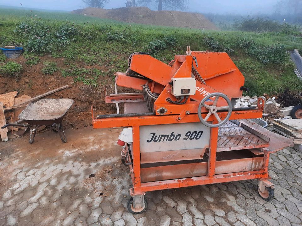 Clipper Jumbo 900 Steinsäge Bau Verleih Blocksteinsäge in Drolshagen