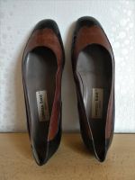 Damen Schuhe Gr. 38 * Lorenzo Banfi * Slipper – schwarz-braun - 3 Schleswig-Holstein - Lübeck Vorschau