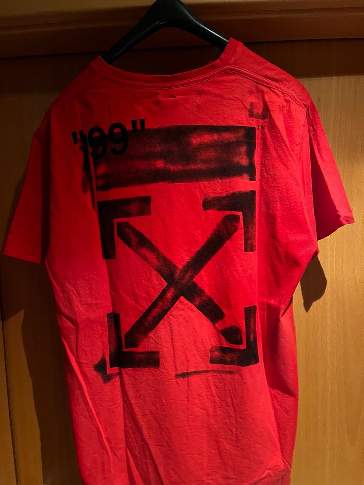 Off-White Impressionism Diagonal Stencil Tee in Oppenheim