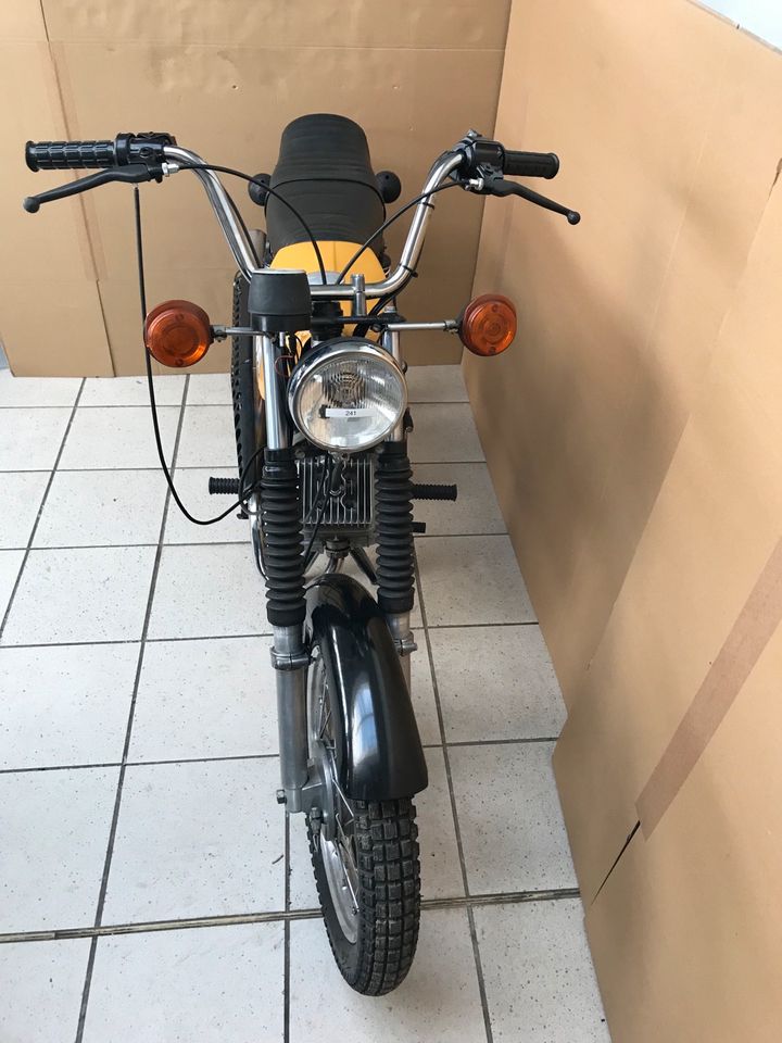 Simson S51 Enduro S51E 4 Gang Gelb 60km/h Papiere Versand M500 * in Calbe (Saale)