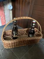 Weidenkorb, Flaschenträger, Flaschenhalter DDR Retro Thüringen - Berlstedt Vorschau