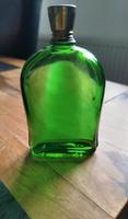 Lohse Uralt Lavendel Flakon leer 1950, grüne Glasflasche Antik Blumenthal - Farge Vorschau