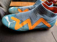 Fussballschuhe Puma Gr. 41 blau/orange guter Zustand Thüringen - Bleicherode Vorschau