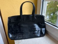Schwarze Leder Handtasche aus Italien München - Laim Vorschau