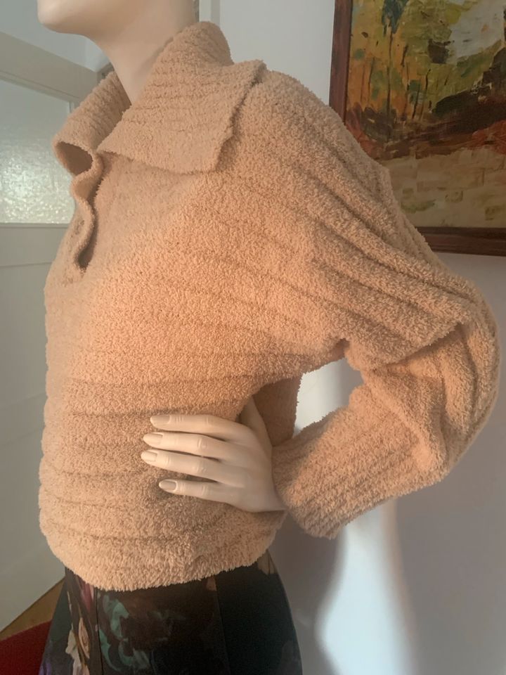 Strickpulli/Pullover,Gr.36/S,Camel,Kragen/kurze Länge in München