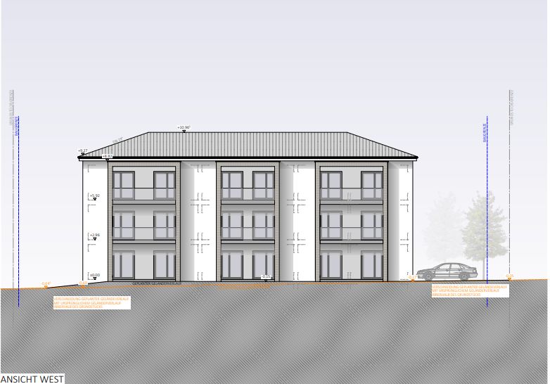 OH--67-23-W9 Reserviert- Neubau - Energieeffiziente 3-Zimmer-Eigentumswohnung  in Nittenau in Nittenau