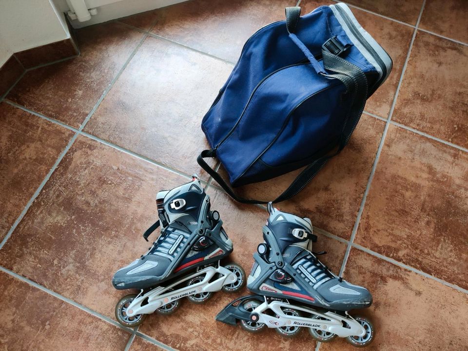 Inlineskates*Rollerblade*Gr. 45*inkl. Transporttasche in Weinböhla