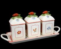 Petite Fleur Charm Marmeladendosen Set auf Tablett Villeroy Boch Niedersachsen - Buxtehude Vorschau