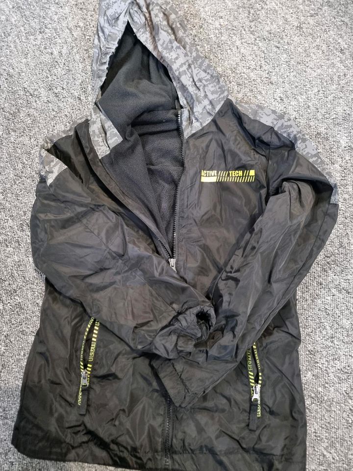 Kinder Jungen Windbreaker Regenjacke gefüttert 146 in Rohlstorf 