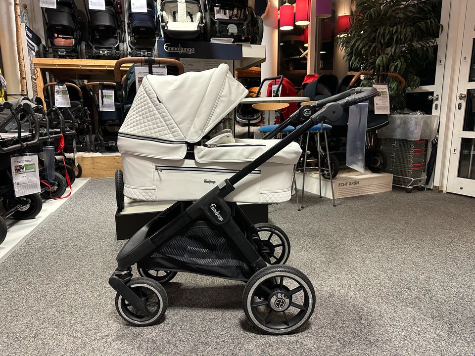 NEU - Emmaljunga SENTO LUX FLAT Polar White Kombi-Kinderwagen - NEU - FIRLEFANZ in Berlin