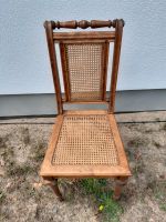 Antiker Stuhl mit Geflecht,restauriert Brandenburg - Schönwalde-Glien Vorschau
