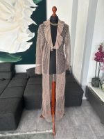 Strickjacke lang Netz laméfäden Gold beige gr.M Baden-Württemberg - Ostfildern Vorschau